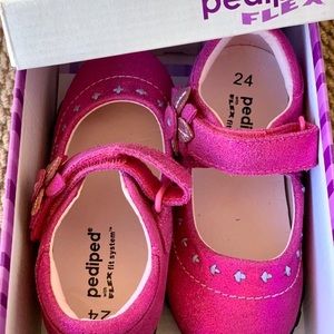 Pediped Mary Jane Fuchsia Size 24 US 7.5-8